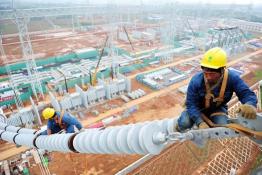 皖電東送淮上線(xiàn)10標(biāo)段率先架通