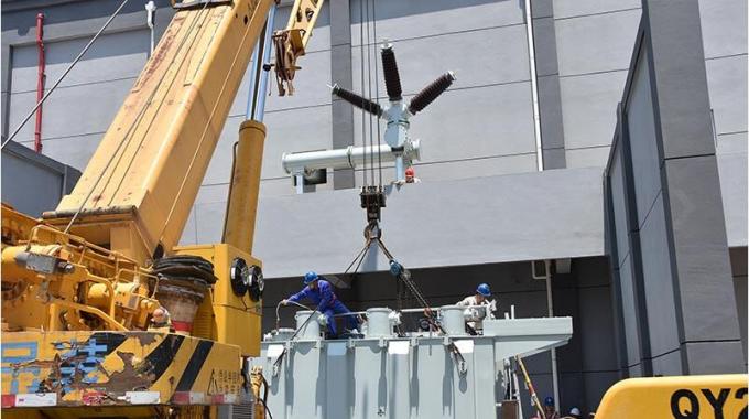 國(guó)網(wǎng)莆田供電公司順利完成110千伏湄洲變主變吊罩檢查