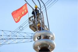 天津南1000千伏變電站施工現(xiàn)場