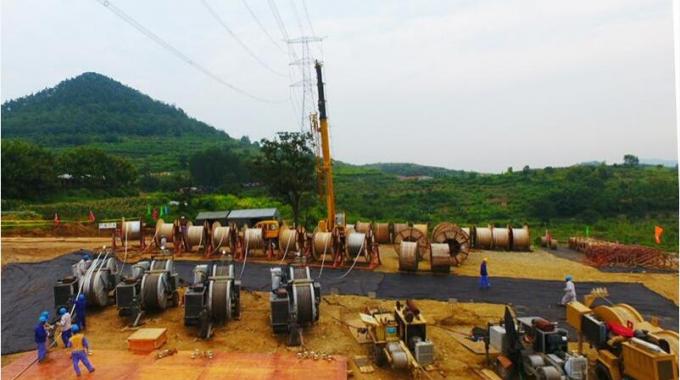 國(guó)內(nèi)最長(zhǎng)特高壓陜西榆橫——山東濰坊特高壓工程放線工作進(jìn)展順利