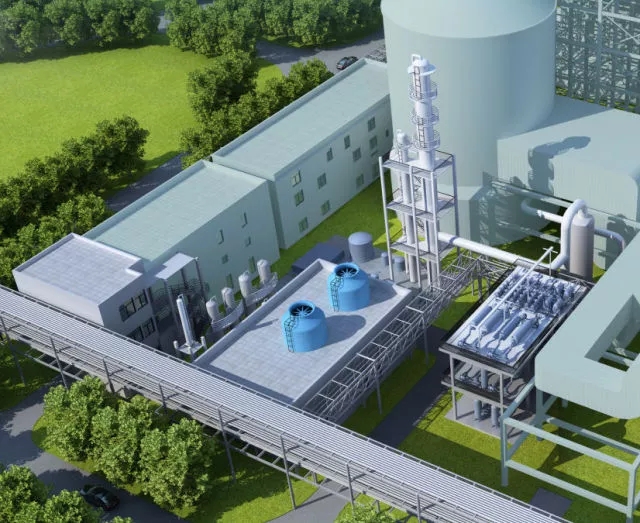 亞洲首個燃煤電廠碳捕集測試平臺項目開工了！