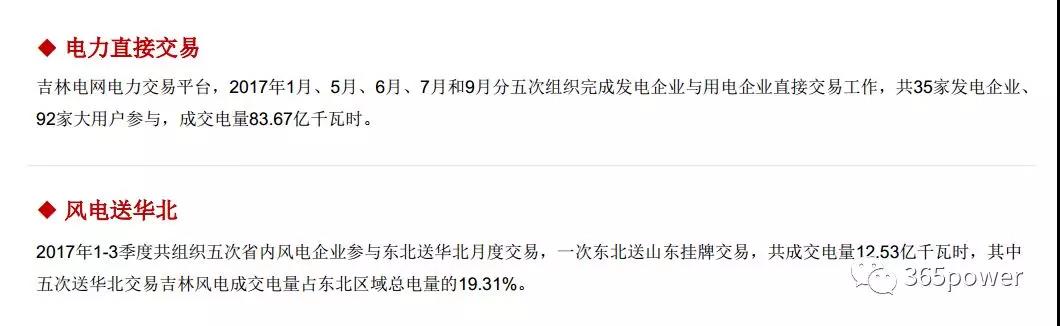 干貨！東北、西北區(qū)域2017售電市場情況