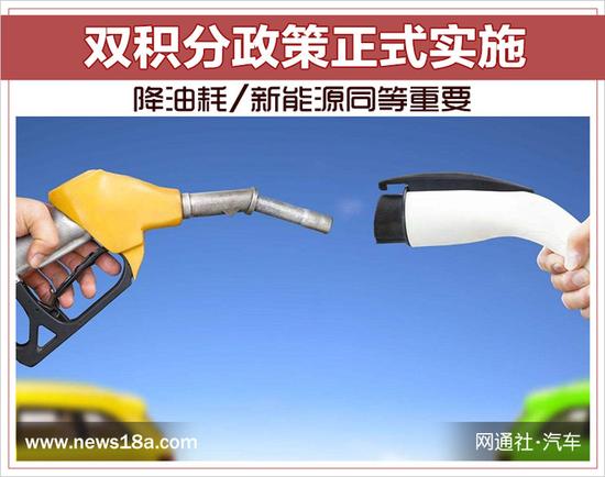 雙積分政策正式實(shí)施 降油耗/新能源同等重要