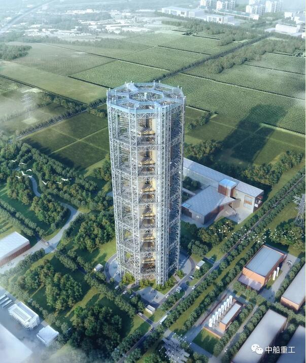 世界單體最高、發(fā)電量最大！中船重工設(shè)計的這個風力發(fā)電塔項目正式開工！