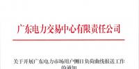 廣東現(xiàn)貨市場準(zhǔn)備工作開始 交易中心開展市場用戶側(cè)日負(fù)荷曲線報(bào)送工作