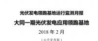 大同一期光伏發(fā)電領(lǐng)跑基地運行監(jiān)測月報發(fā)布 各大企業(yè)表現(xiàn)如何？