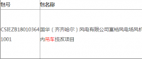國華（齊齊哈爾）風電有限公司富裕風電場風機機艙內(nèi)吊車技改項目中標候選人公示