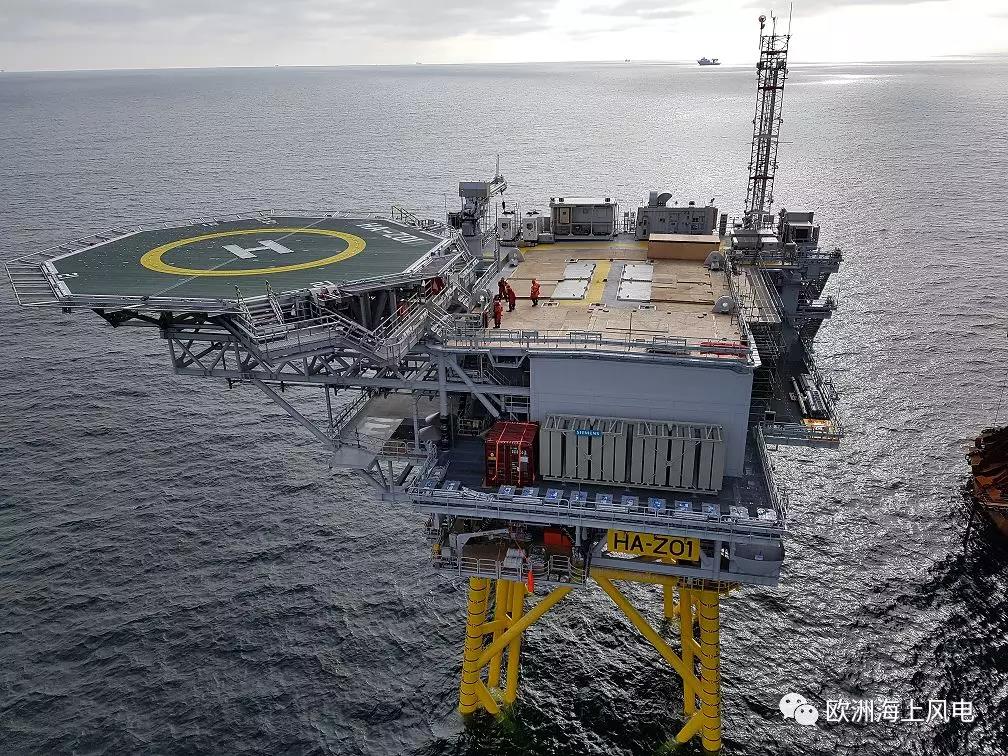 世界首個海上無功補償站安裝完成！