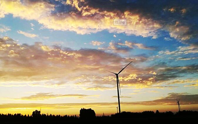 臨西運河200兆瓦風(fēng)電場項目一期100兆瓦全容量并網(wǎng)發(fā)電