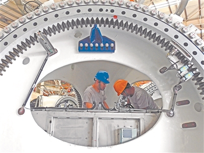 連云港市開發(fā)區(qū)成亞洲最大風(fēng)電設(shè)備生產(chǎn)基地