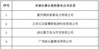 冀北新增北京推送的6家售電公司 另有業(yè)務(wù)范圍、注冊信息變更的4家售電公司手續(xù)生效