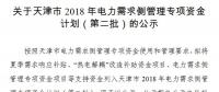 1917萬(wàn)元！天津公示2018年電力需求側(cè)管理專項(xiàng)資金計(jì)劃（第二批）