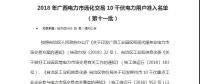 轉發(fā)自治區(qū)工信委《2018年廣西電力市場化交易10千伏電力用戶準入名單（第十一批）》的通知