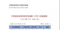中國沿海電煤采購價格指數(shù)（CECI沿海指數(shù)）第54期