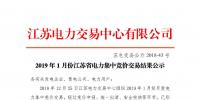 售電錦鯉！江蘇2019年1月集中競(jìng)價(jià)價(jià)差1毛/千瓦時(shí)！